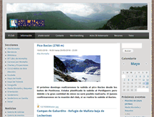 Tablet Screenshot of clubalpinouniversitario.com